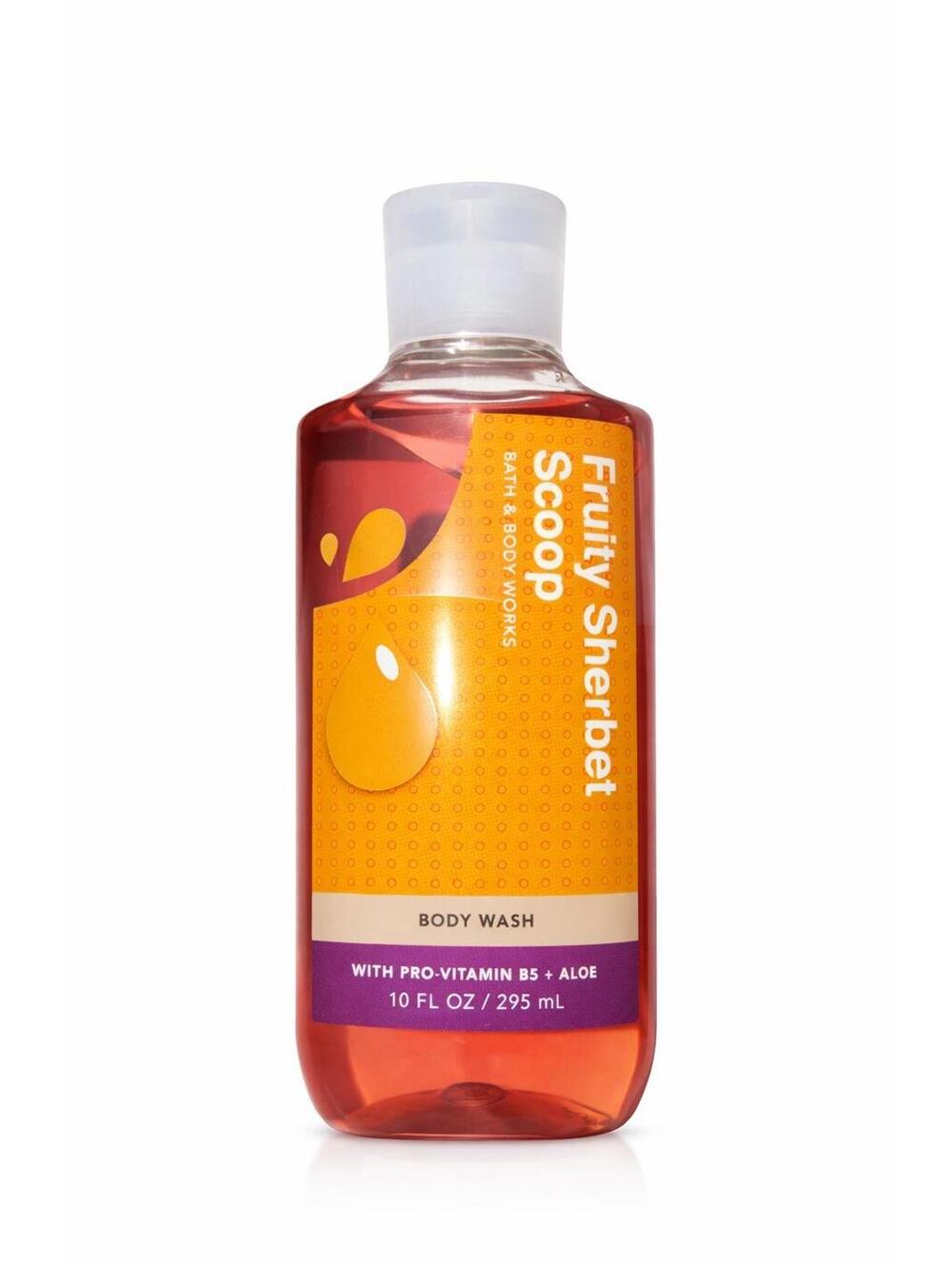 Bath & Body Works Fruity Sherbet Scoop Body Wash 10 fl oz Aloe Pro-Vitamin B5